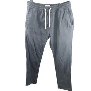 Marine Layer Pants Mens Large Gray Slim Fit Drawstring Jogger Casual Lightweight